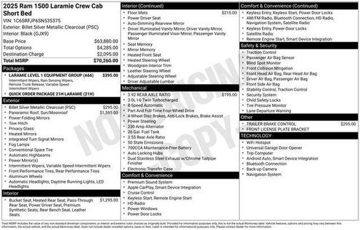 2025 RAM 1500 Laramie