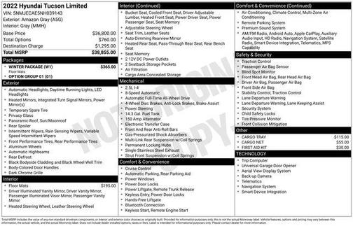 2022 Hyundai TUCSON Limited