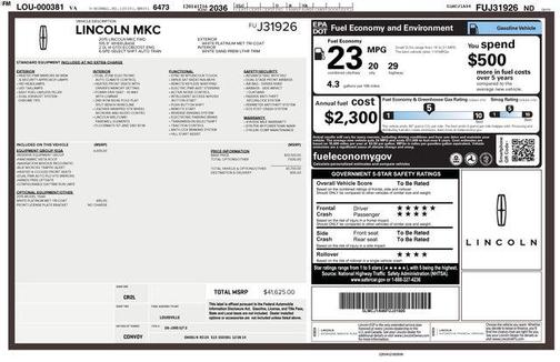 2015 Lincoln MKC Base