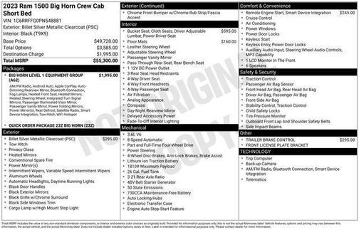 2023 RAM 1500 Big Horn