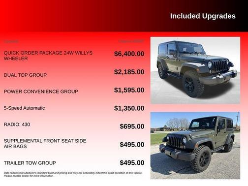 Green 2016 Jeep Wrangler Sport