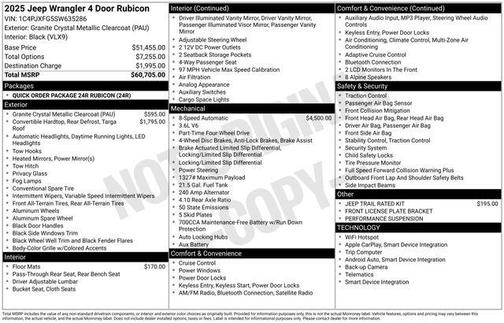 2025 Jeep Wrangler Rubicon