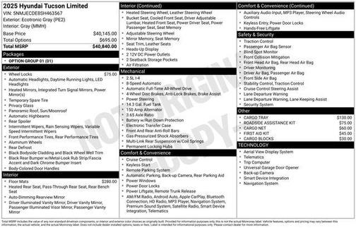 2025 Hyundai TUCSON Limited