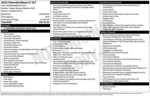 2023 Chevrolet Blazer 2LT