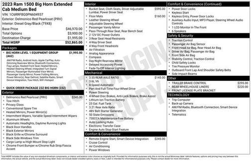 2023 RAM 1500 Big Horn