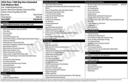 2022 RAM 1500 Big Horn
