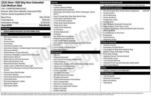 2022 RAM 1500 Big Horn