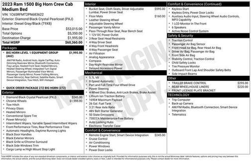 2023 RAM 1500 Big Horn