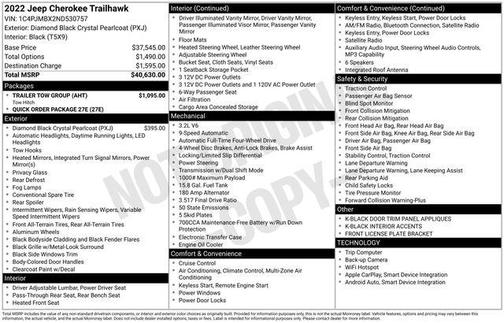 2022 Jeep Cherokee Trailhawk