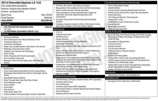 2014 Chevrolet Equinox LS