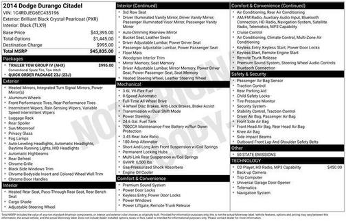 2014 Dodge Durango Citadel