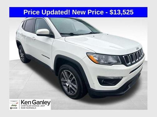 White Clearcoat 2019 Jeep Compass Latitude