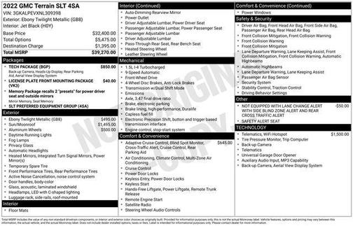 2022 GMC Terrain SLT