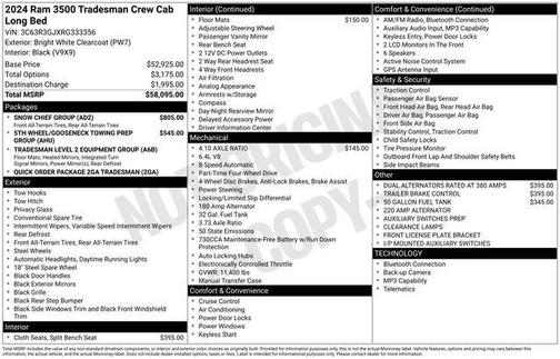 2024 RAM 3500 Tradesman