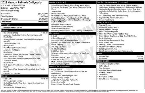 2023 Hyundai PALISADE Calligraphy