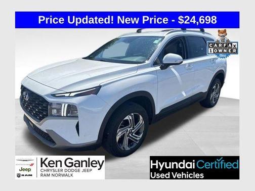 White Pearl 2023 Hyundai SANTA FE SEL