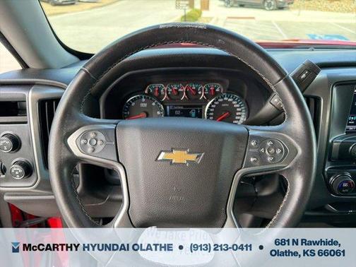 Red 2017 Chevrolet Silverado 1500 1LT