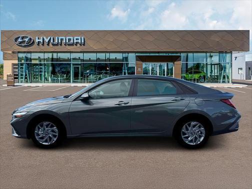 Amazon Gray 2026 Hyundai ELANTRA HEV Blue