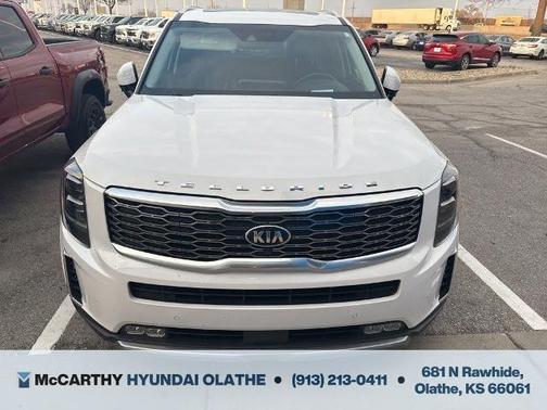 Glacial White Pearl 2021 Kia Telluride SX