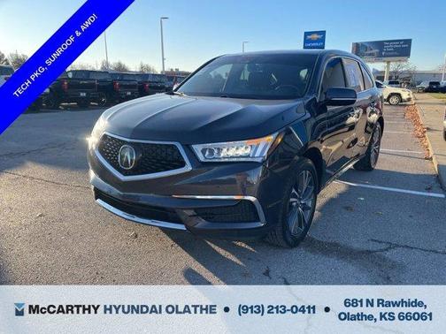 Majestic Black Pearl 2019 Acura MDX 3.5L w/Technology Package