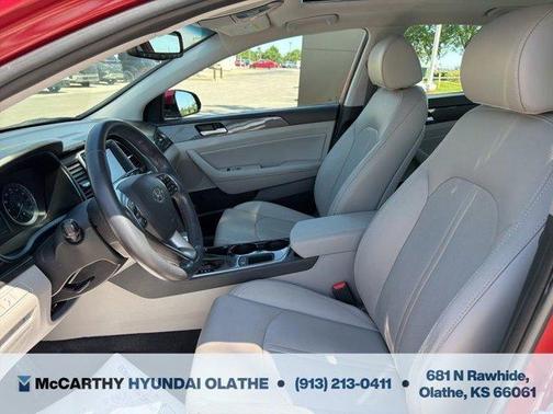 Scarlet Red 2018 Hyundai SONATA Limited