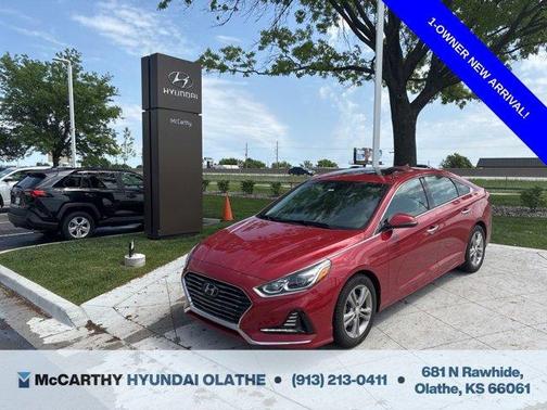 Scarlet Red 2018 Hyundai SONATA Limited