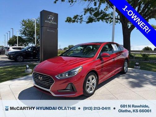 Scarlet Red 2018 Hyundai SONATA Limited