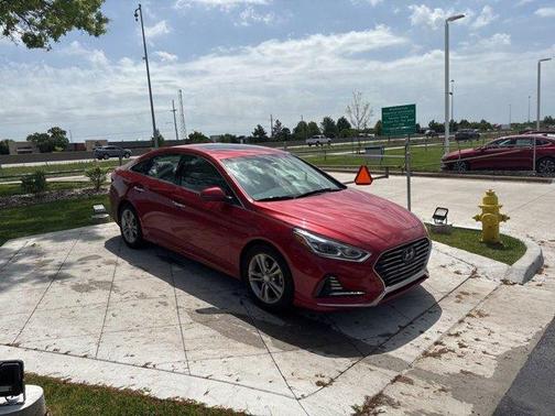 Scarlet Red 2018 Hyundai SONATA Limited