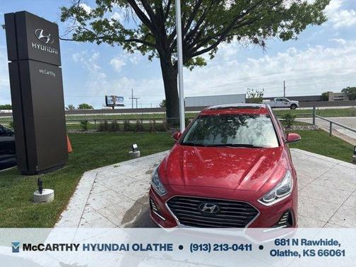 Scarlet Red 2018 Hyundai SONATA Limited