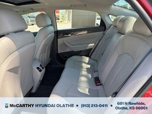 Scarlet Red 2018 Hyundai SONATA Limited