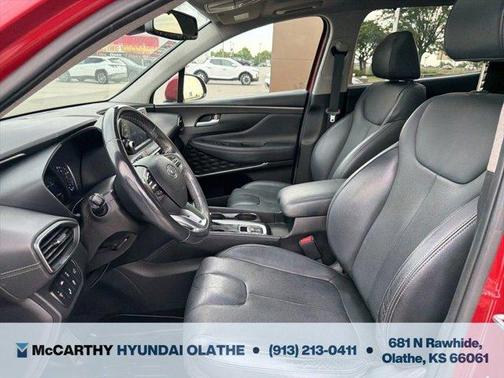 Scarlet Red 2019 Hyundai SANTA FE Limited