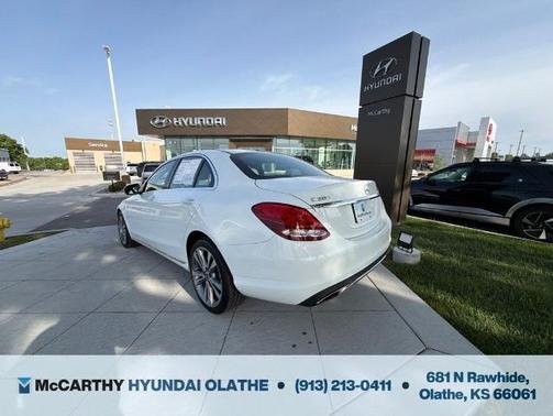 White 2018 Mercedes-Benz C-Class C 300 4MATIC
