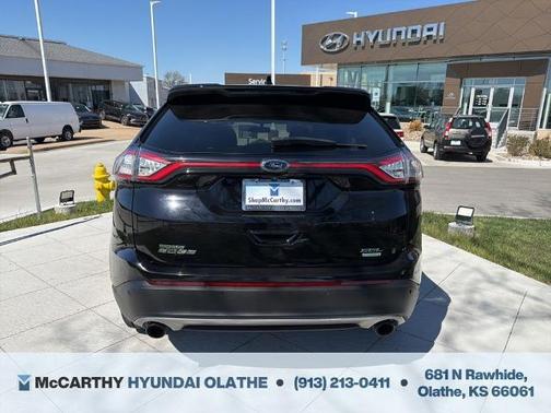 Shadow Black 2017 Ford Edge SEL