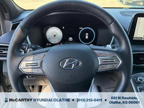 Shimmering Silver 2023 Hyundai SANTA FE Calligraphy