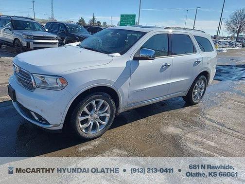 White Knuckle Clearcoat 2018 Dodge Durango Citadel
