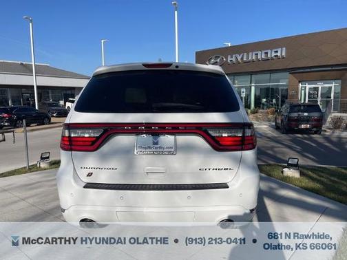 White Knuckle Clearcoat 2018 Dodge Durango Citadel