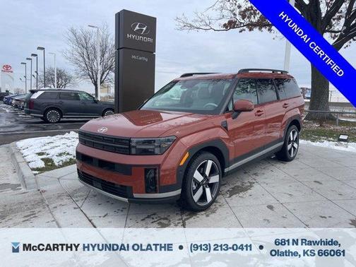 Orange 2026 Hyundai SANTA FE HEV Limited