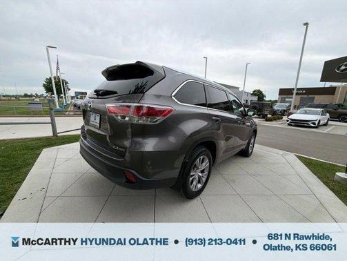Predawn Gray Mica 2015 Toyota Highlander XLE