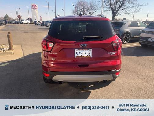 Ruby Red 2019 Ford Escape Titanium