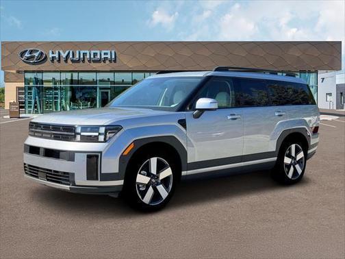 Shimmering Silver 2026 Hyundai SANTA FE HEV Limited