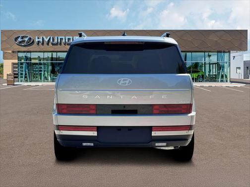 Shimmering Silver 2026 Hyundai SANTA FE HEV Limited