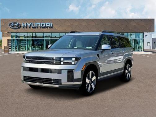Shimmering Silver 2026 Hyundai SANTA FE HEV Limited