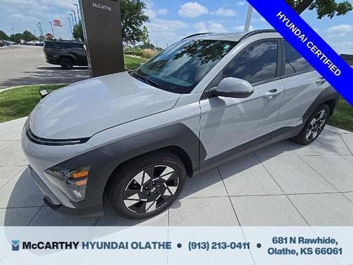 Cyber Gray Metallic 2025 Hyundai KONA SEL