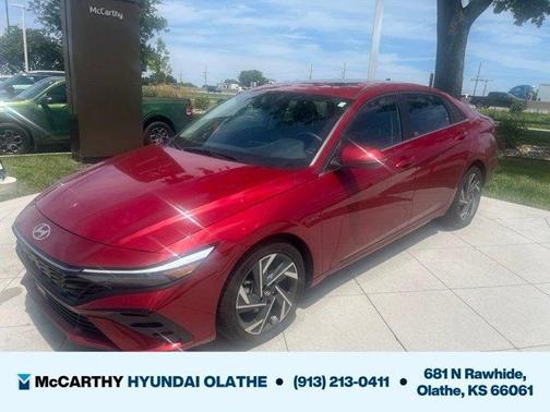 Red Metallic 2024 Hyundai ELANTRA HEV Limited