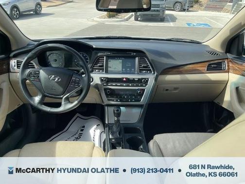 Quartz White Pearl 2016 Hyundai SONATA Limited
