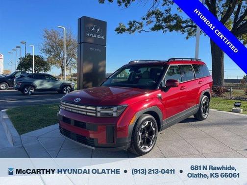 Red 2025 Hyundai SANTA FE SEL