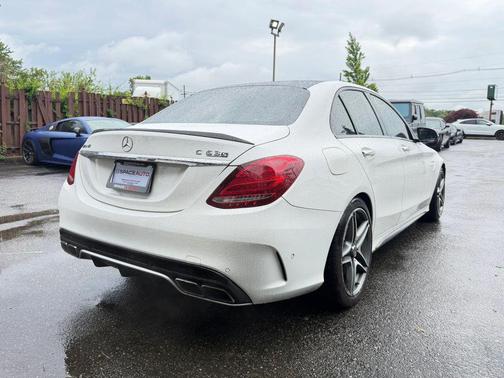 White 2016 Mercedes-Benz C-Class S