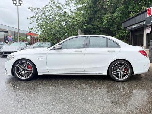 White 2016 Mercedes-Benz C-Class S