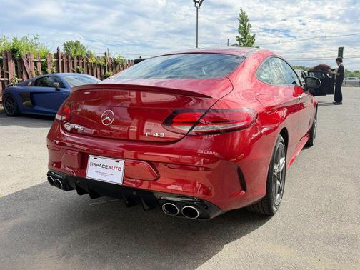 Red 2019 Mercedes-Benz AMG C 43 4MATIC