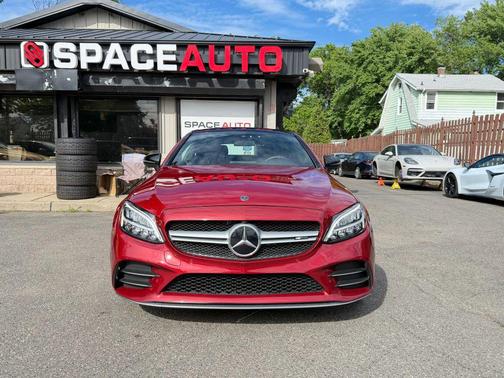 Red 2019 Mercedes-Benz AMG C 43 4MATIC